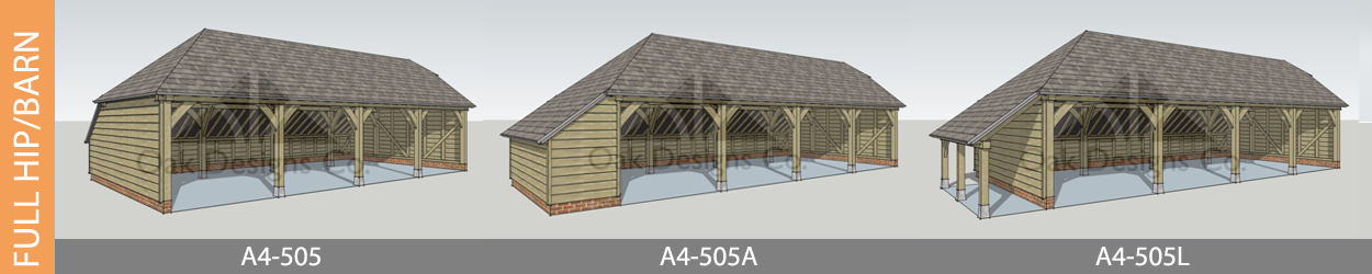 4 Bay garage plans